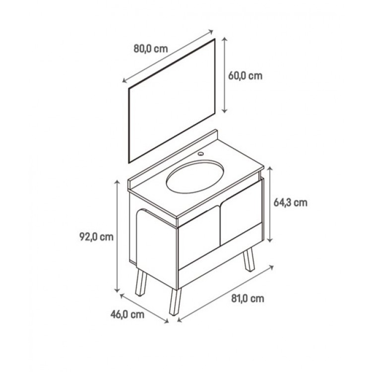 GABINETE BANHEIRO  - Imagem: 2